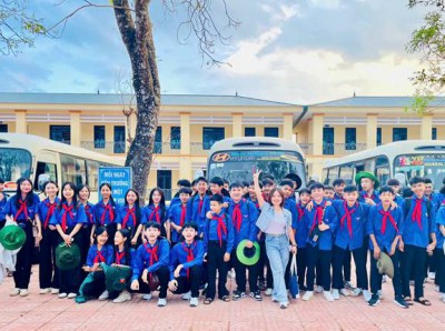 THCS VĂN THÀNH THAM QUAN TRẢI NGHIỆM