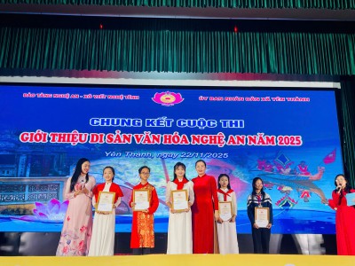 CHUNG KẾT CUỘC THI GIỚI THIỆU DI SẢN VĂN HÓA NGHỆ AN NĂM 2025